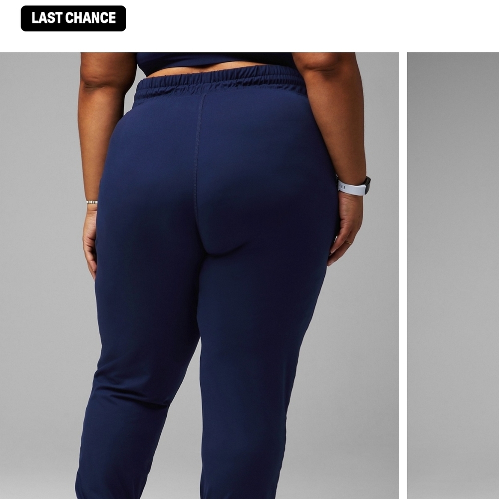 Fabletics Performance Women's Navy Blue Joggers S… - image 2